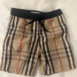 Burberry Kids Swim Trunks - Beige, Black, Red